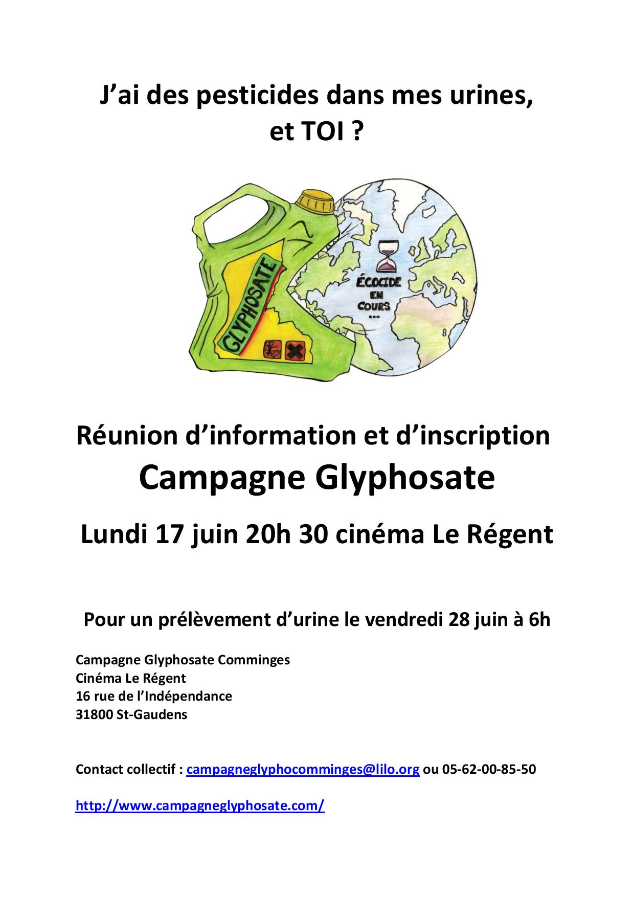 "J'ai des pesticides dans mes urines, et toi ?" "J'ai des pesticides dans mes urines, et toi ?"